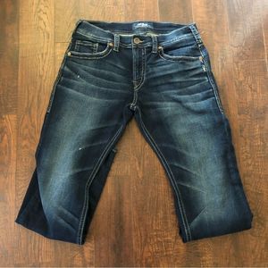 Silver Jeans Co. Zac Relaxed Fit Straight Leg Jeans Stretch Fit Wash 34x34